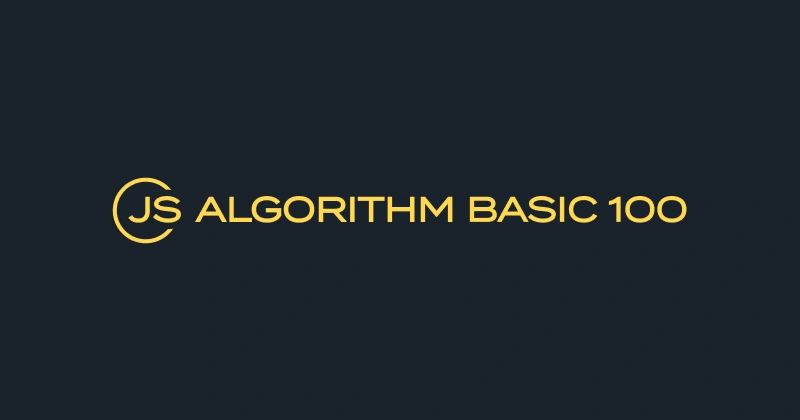 JS Algorithm Basic 100
